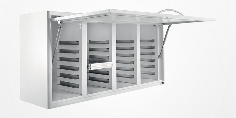 Zilfor wandkast voor 24 trays (18 x 28cm)