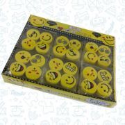 SPEELGOED MINI GUM EMOJI, 144 STUKS