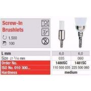 EDENTA POLIJSTBORSTELS MEDIUM ST